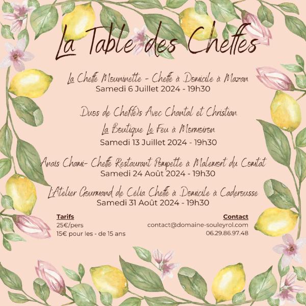 La table des cheffes - Gastronomie Créole